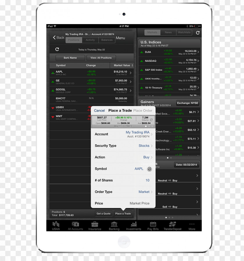 Data Analyst Electronics Investment Computer Software USAA PNG