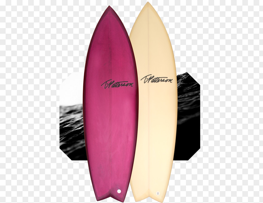 Design Surfboard Pink M PNG