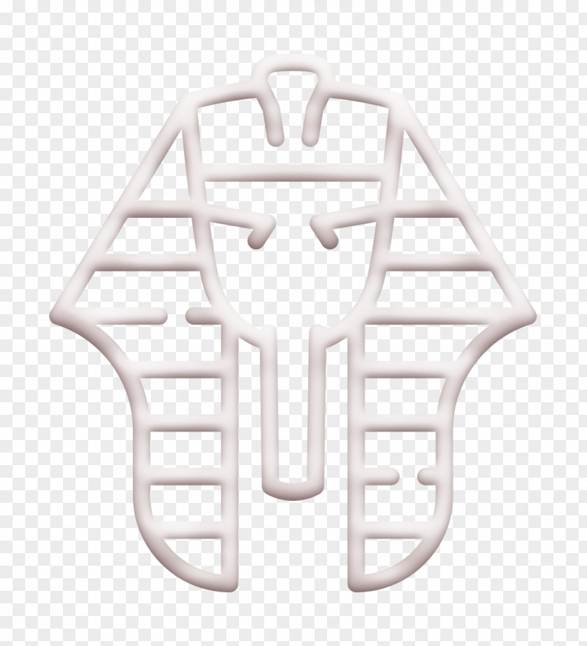 Egypt Icon Pharaoh Line Craft PNG