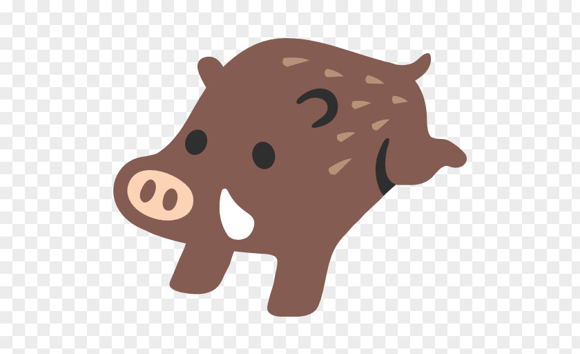 Emoji Version Wild Boar Android Text MessagingEmoji Snake VS Bricks PNG