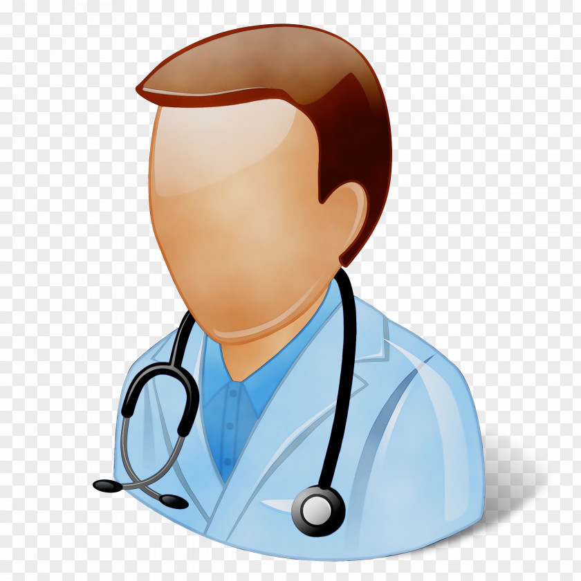 Health Care Provider Neck Stethoscope Cartoon PNG