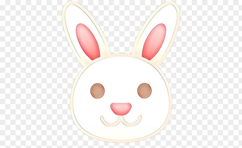 Ear Pink Easter Bunny Background PNG