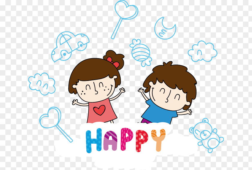 Happy Children Child Happiness Clip Art PNG