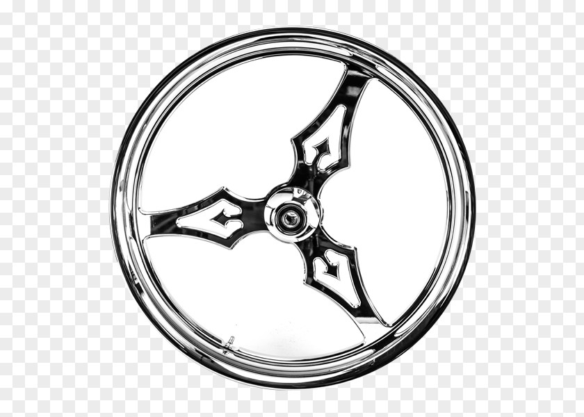 Motorcycle Alloy Wheel Rim Spoke PNG
