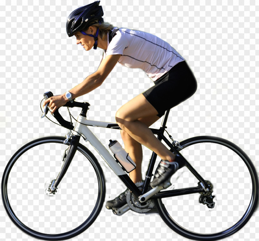 Rider Cycling Bicycle Architectural Rendering PNG