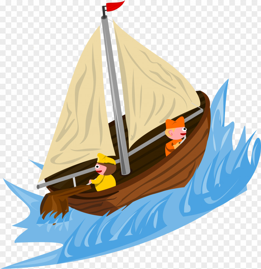 Sailing Clip Art: Transportation Sailboat Art PNG