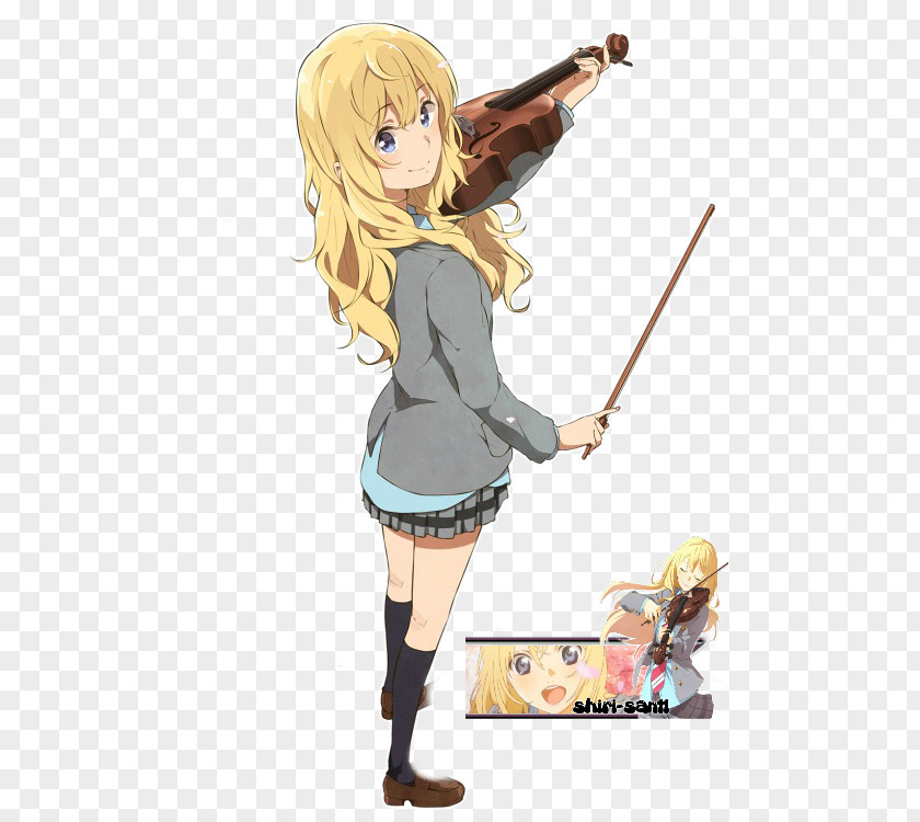 Shigatsu Wa Kimi No Uso Kaori T-shirt Kousei Your Lie In April PNG