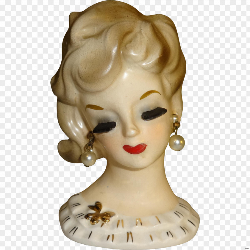 Tall Porcelain Vases Figurine Forehead Jaw PNG