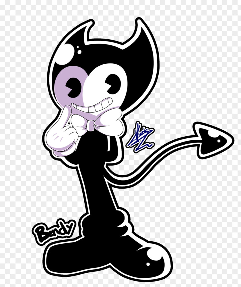 Cat Bendy And The Ink Machine Fan Art Minnie Mouse PNG