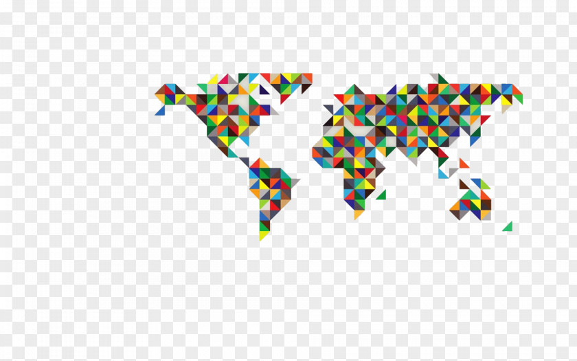 Creative Map World Globe PNG