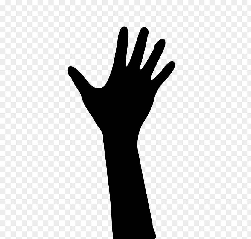Hand Holding Silhouette Clip Art PNG