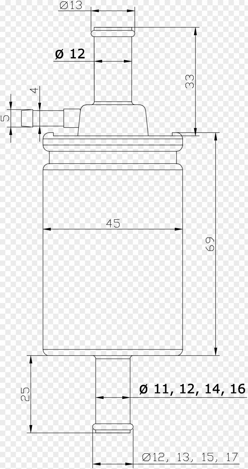 Pressure Measurement Technical Drawing Paper Diagram PNG
