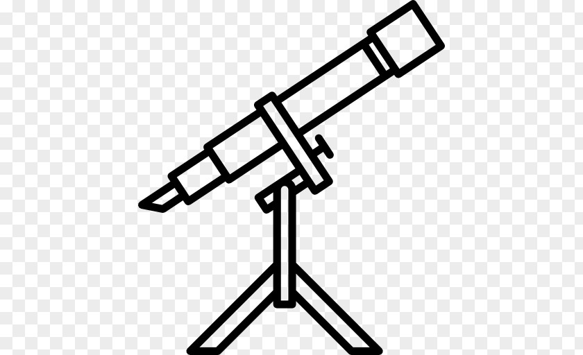 Small Telescope Drawing PNG