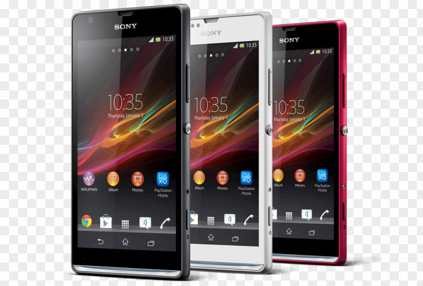 Smartphone Sony Xperia SP L M4 Aqua Z3+ PNG