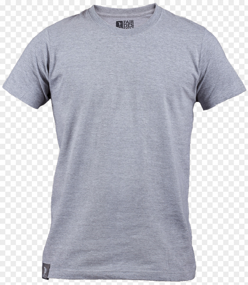 Tshirt Grey PNG Grey, grey crew-neck t-shirt clipart PNG
