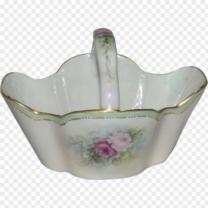 Hand Painted Rose Porcelain Tableware PNG