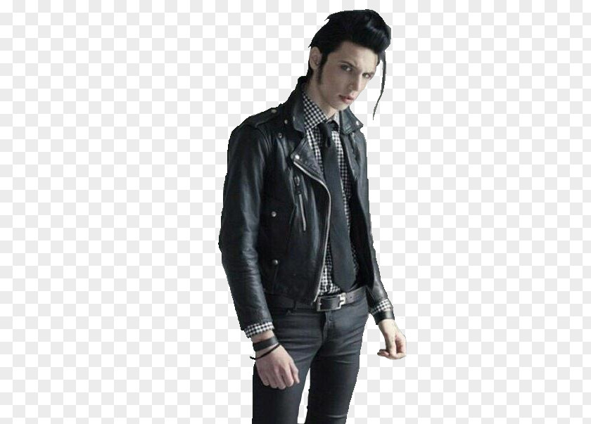 Jacket Leather Andy Biersack Black Veil Brides Coat PNG