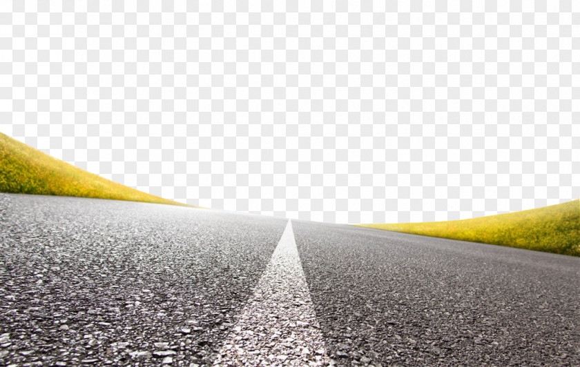 Low Angle Roads Paper Mural Highway Truck Wallpaper PNG