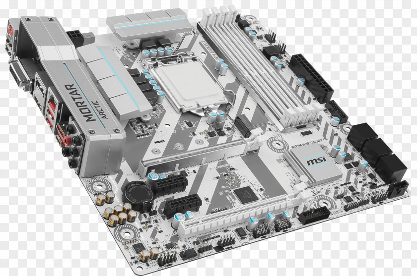 Power Socket Intel LGA 1151 MSI MicroATX PNG