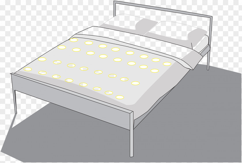 Bed Frame E-textiles Light Mattress PNG