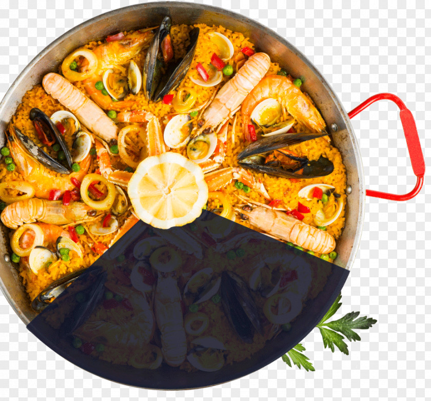 Paella Spanish Cuisine Seafood Portuguese PNG