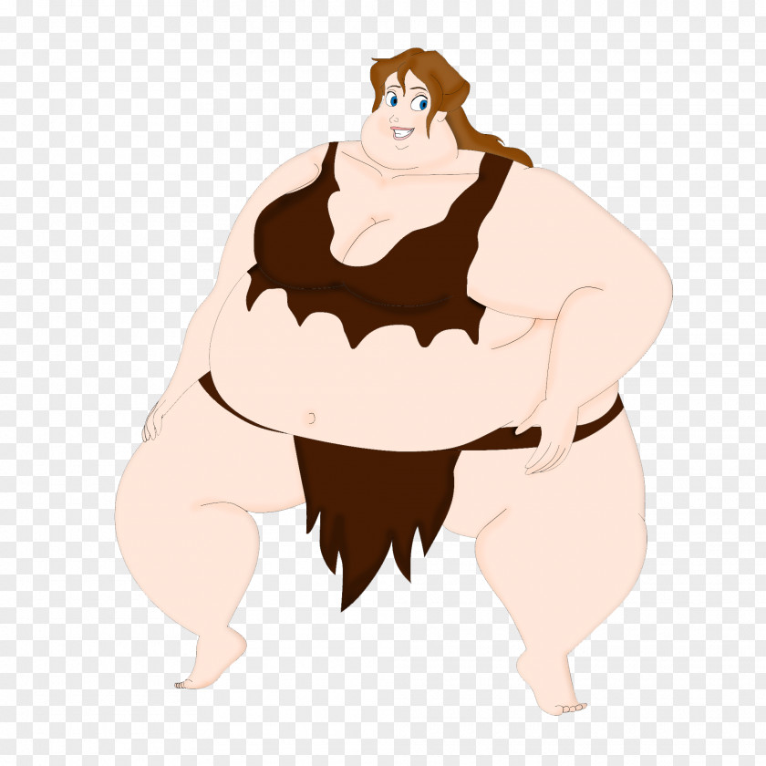 Sumo Elsa Weight Gain Character Animation PNG