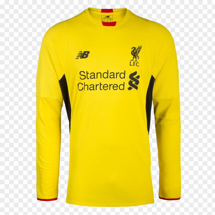 Yellow Ball Goalkeeper Liverpool F.C. T-shirt Third Jersey Kit PNG