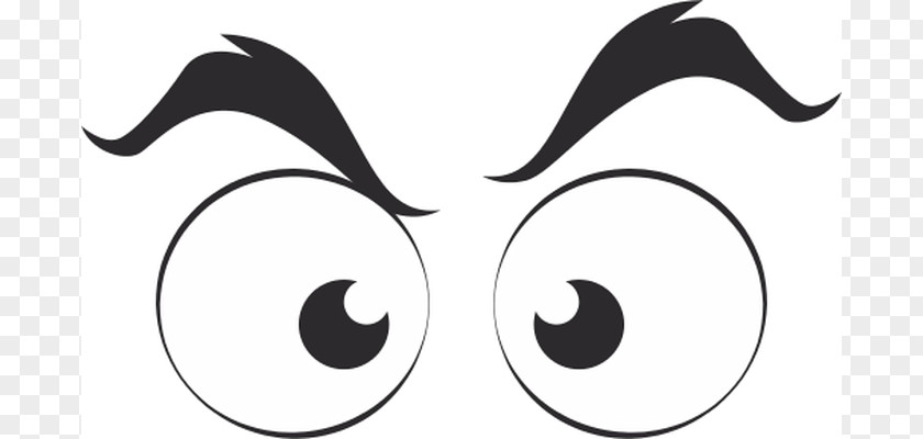 Angry Eyebrows Cliparts Eyebrow Clip Art PNG