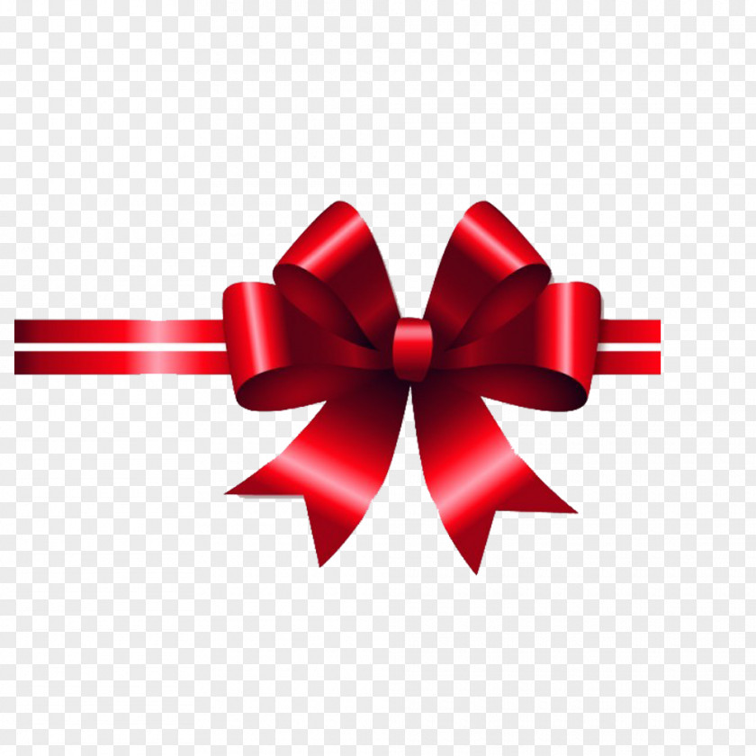 Gift With Bow Ribbon Christmas Ornament PNG