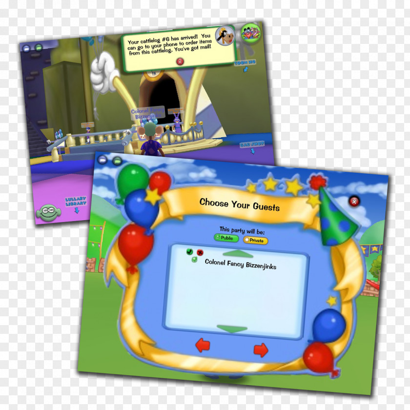 Party Toontown Online Hat Service PNG