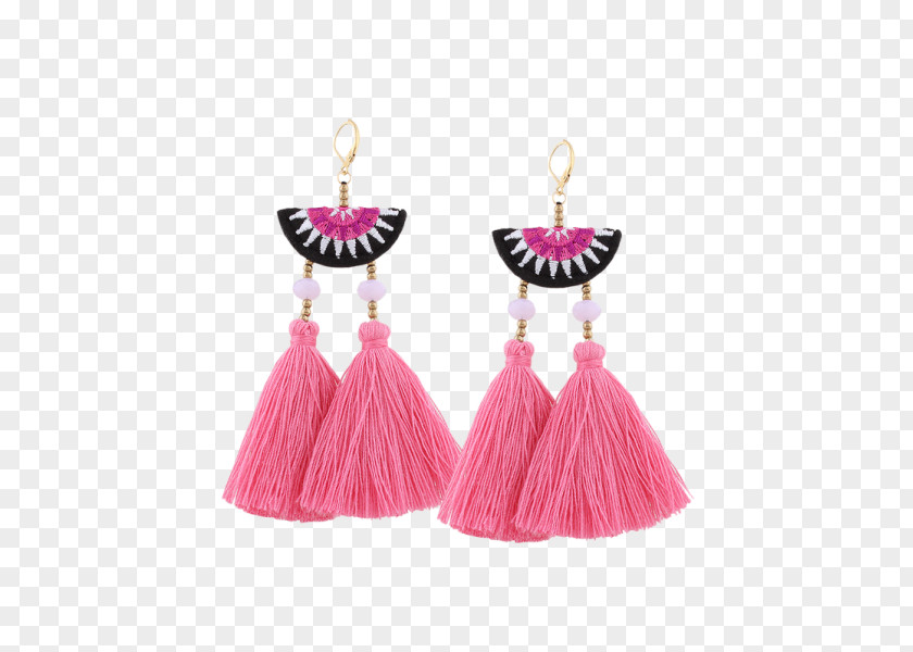 Pink Rose Earrings Fashion Earring Jewellery Clothing Accessories Charms & Pendants PNG