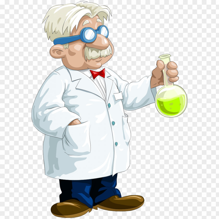 Professor Vector Bleach Chemical Substance Chemistry Liquid Stain PNG
