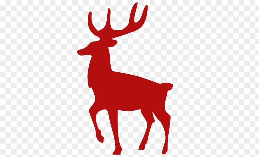 Red Deer Reindeer Antler Clip Art PNG