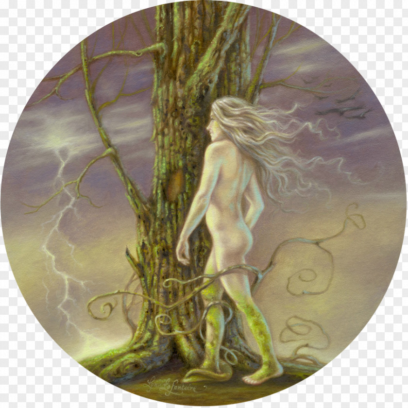 Baroque Still Life Painting Fairy Allegory Tree PNG