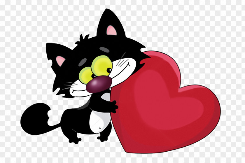 I Love You Cat Kitten Clip Art PNG