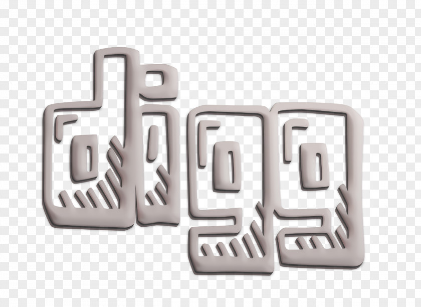 Metal Logo Digg Icon Hand Drawn Social PNG