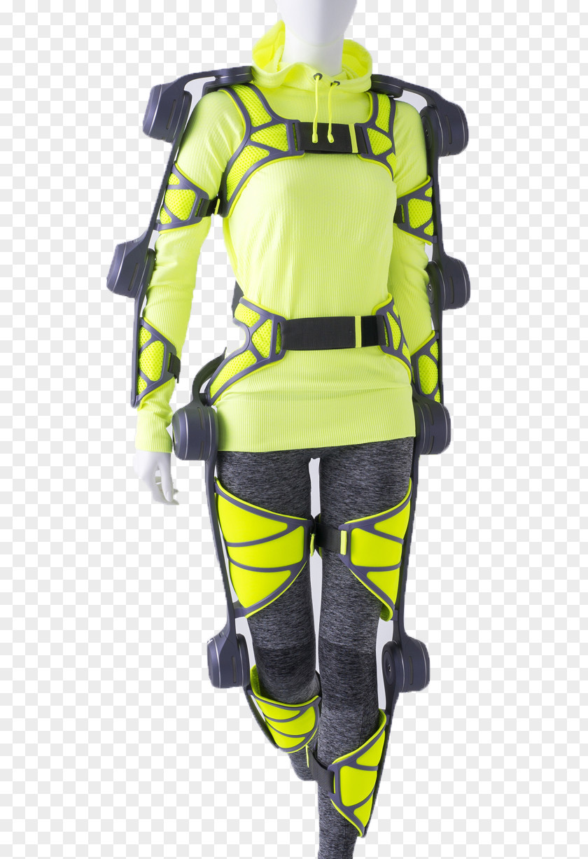 Modern Fire Service Powered Exoskeleton HAL Cyberdyne Inc. Japanese Robotics PNG