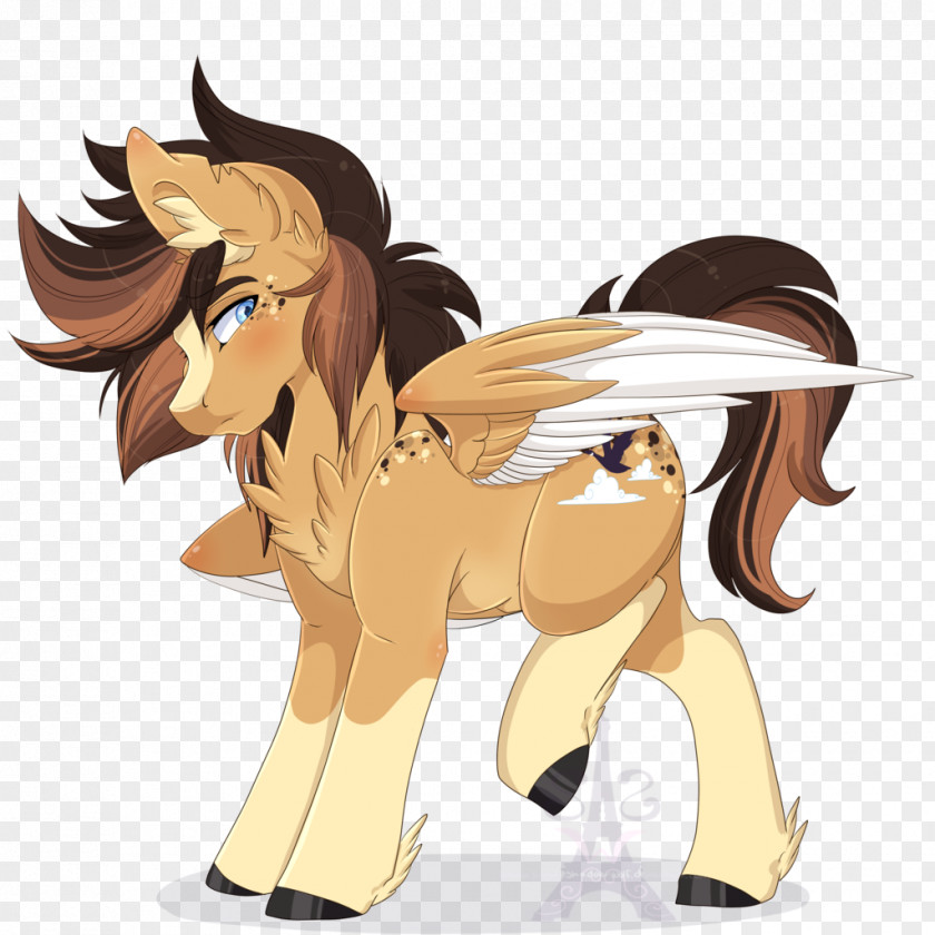 Mustang Pony Mane Cartoon PNG