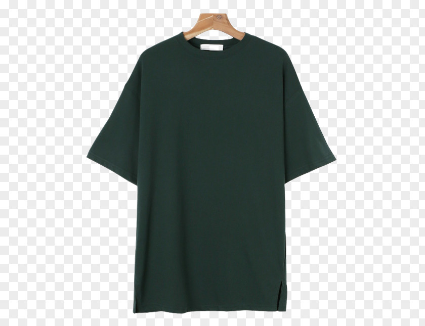 Slit T-shirt Sleeve Blouse Outerwear Shoulder PNG