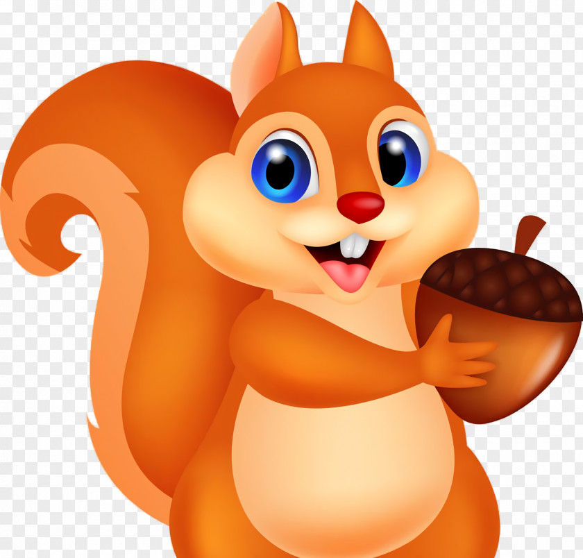 Squirrel Acorns PNG