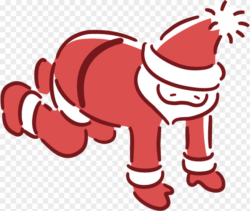 Sticker Christmas Santa Claus PNG
