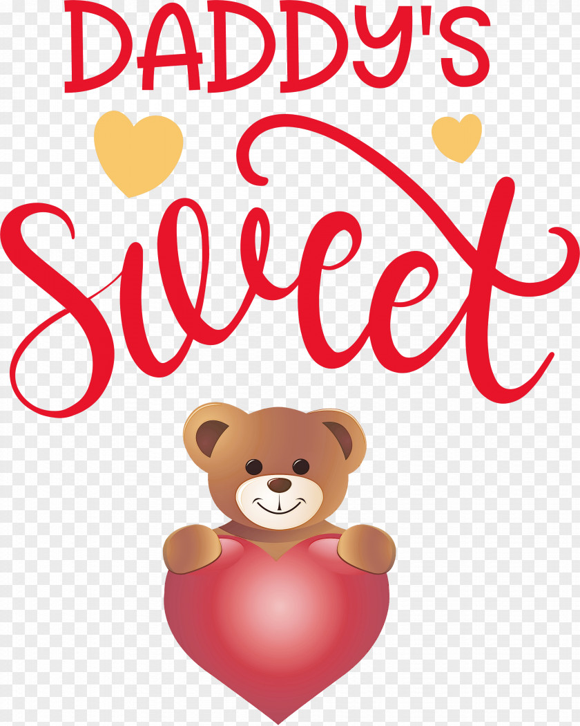 Daddys Sweet Heart Valentines Day Quote PNG