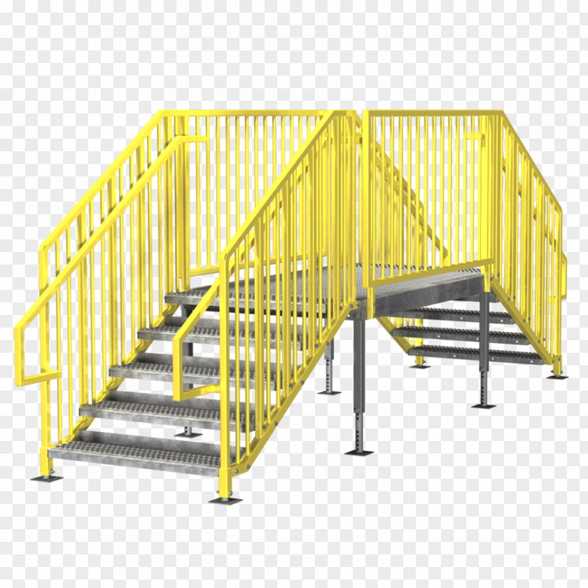 Stairs Ladder Handrail Staircases Prefabrication Construction PNG