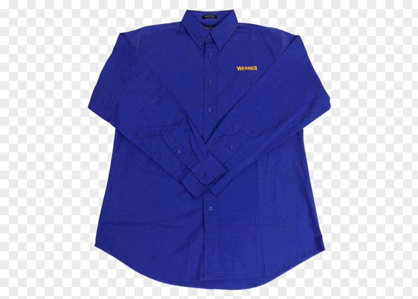 Twill Electric Blue Cobalt Shirt Sleeve PNG