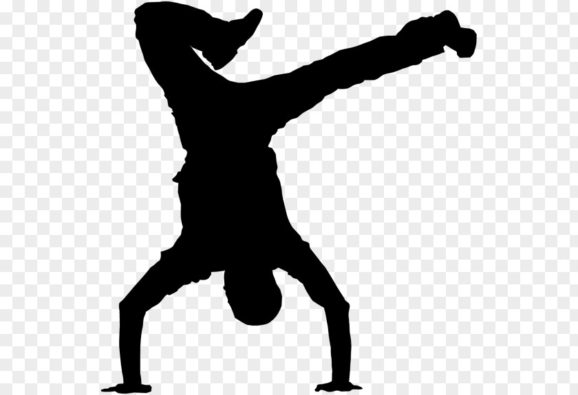 Volleyball Player Dancer Throwing A Ball Silhouette PNG
