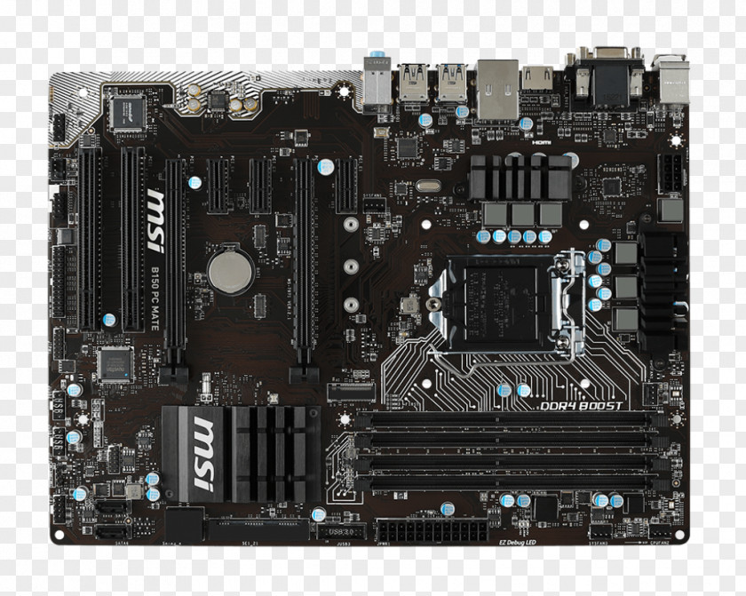 Computer LGA 1151 Motherboard MSI B150 ATX PNG