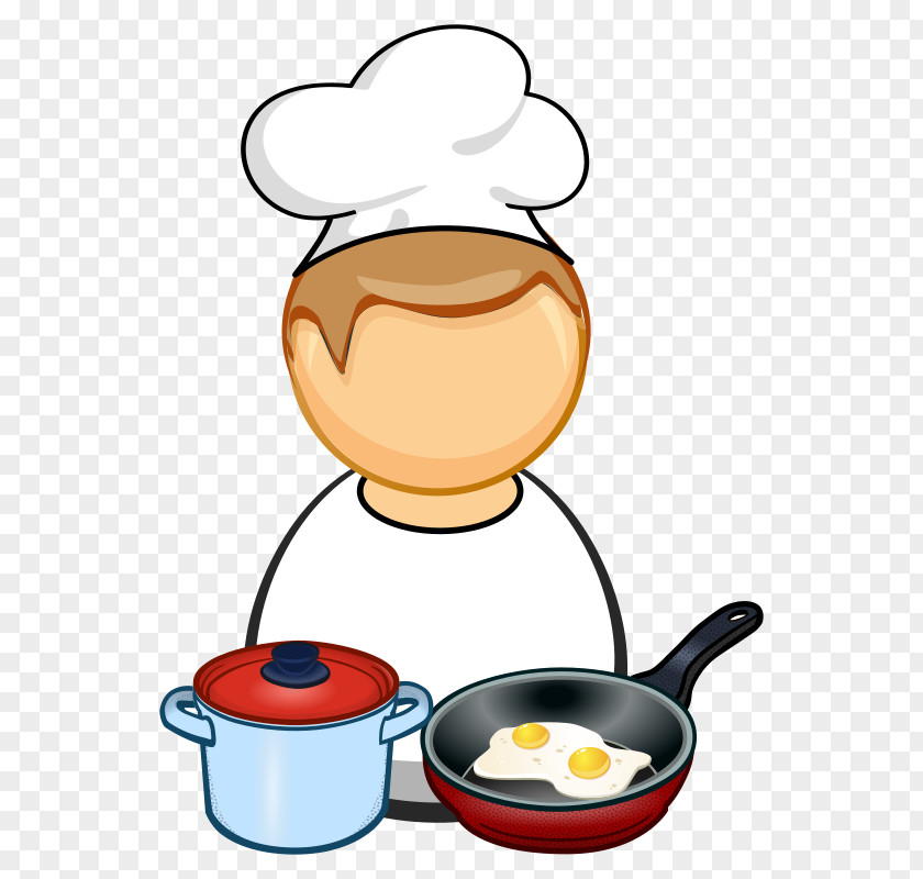 Cooking Pot Omelette Chef Clip Art PNG