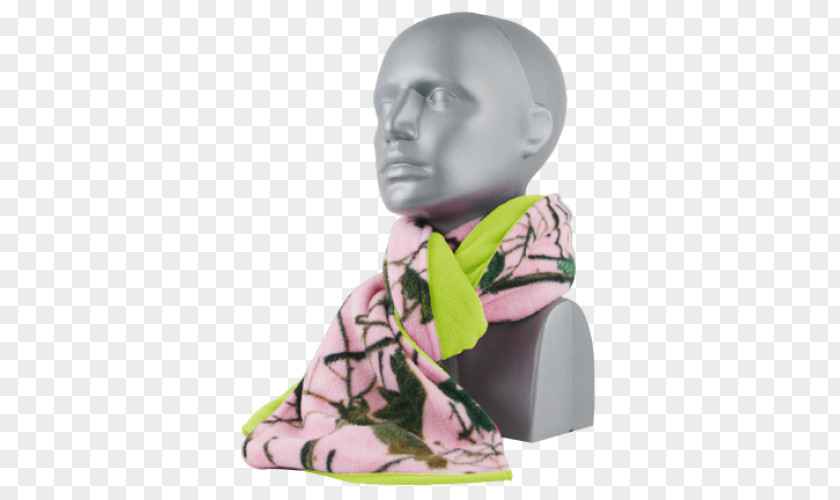 Green Scarf Neck Pink M RTV PNG