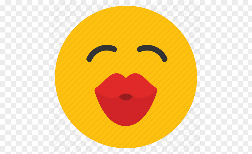 Kiss Smiley Transparent Image Emoticon Icon PNG