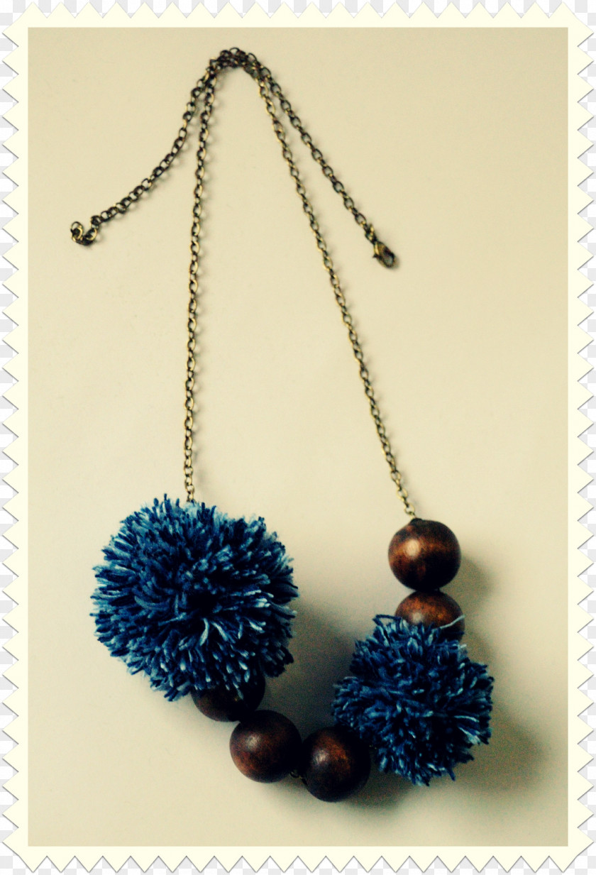 Necklace Pom-pom Wool Bead Jewellery PNG